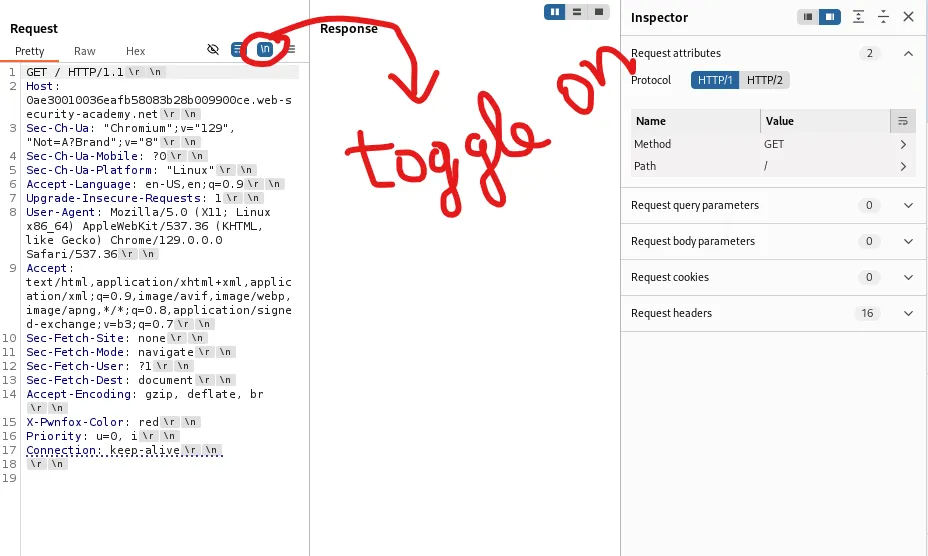 Burp Suite step 3 screenshot